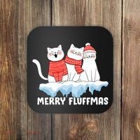 Merry Fluffmas Christmas Coaster thumb 0