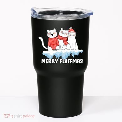 Merry Fluffmas Christmas Tumbler