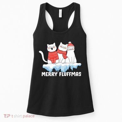 Merry Fluffmas Christmas Women's Tank Top
