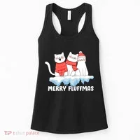 Merry Fluffmas Christmas Women's Tank Top thumb 0