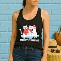 Merry Fluffmas Christmas Women's Tank Top thumb 2