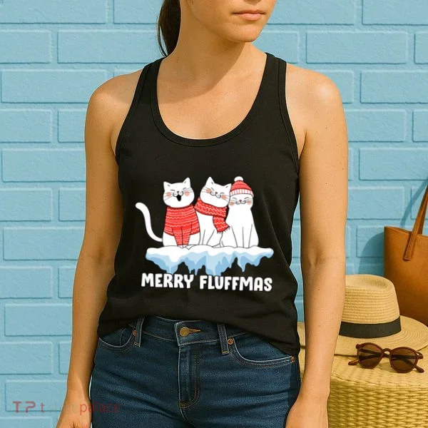 Merry Fluffmas Christmas Women's Tank Top