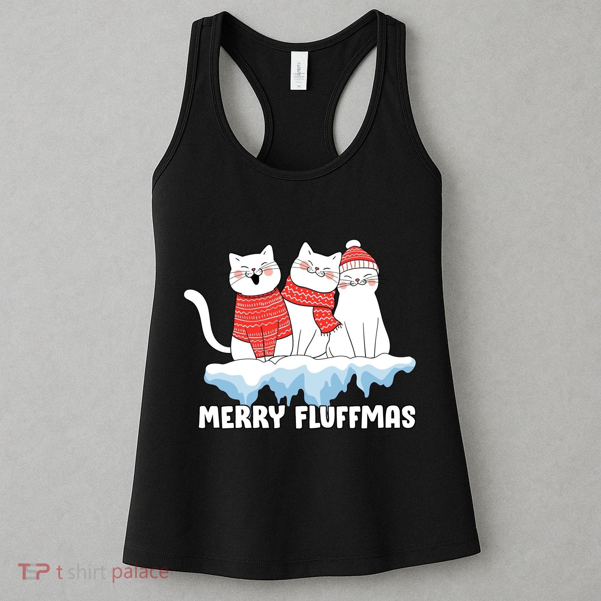 Merry Fluffmas Christmas Women's Tank Top
