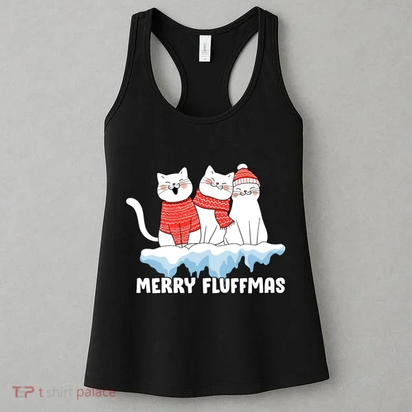 Merry Fluffmas Christmas Women's Tank Top
