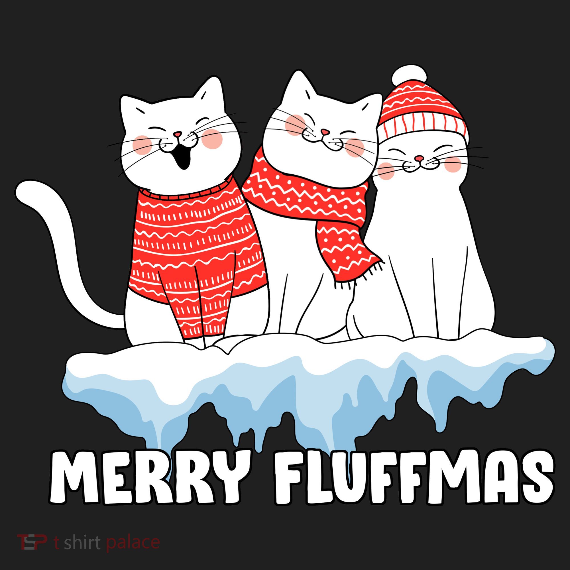 Merry Fluffmas Christmas Hat