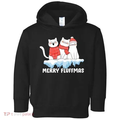 Merry Fluffmas Christmas Toddler Hoodie