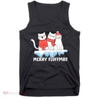 Merry Fluffmas Christmas Tank Top thumb 0