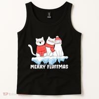 Merry Fluffmas Christmas Tank Top thumb 2