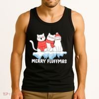 Merry Fluffmas Christmas Tank Top thumb 3