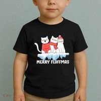 Merry Fluffmas Christmas Toddler T-Shirt thumb 2