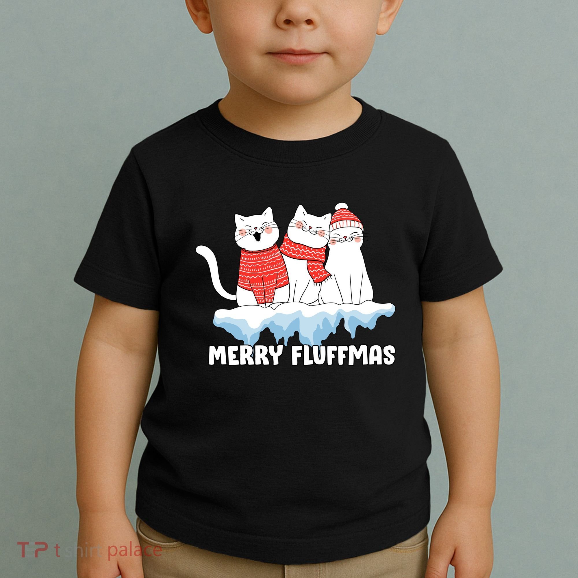 Merry Fluffmas Christmas Toddler T-Shirt