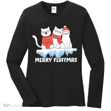 Merry Fluffmas Christmas Women's Long Sleeve Shirt