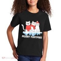 Merry Fluffmas Christmas Kids T-Shirt thumb 2