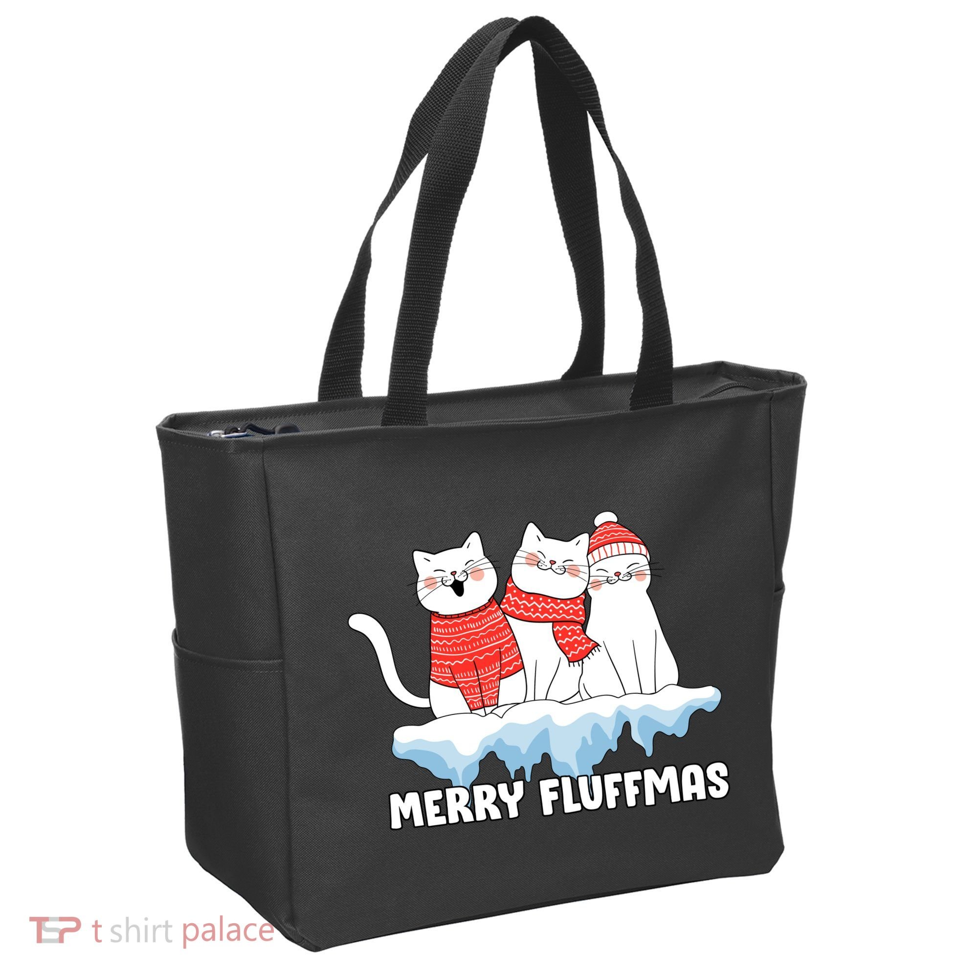 Merry Fluffmas Christmas Tote Bag