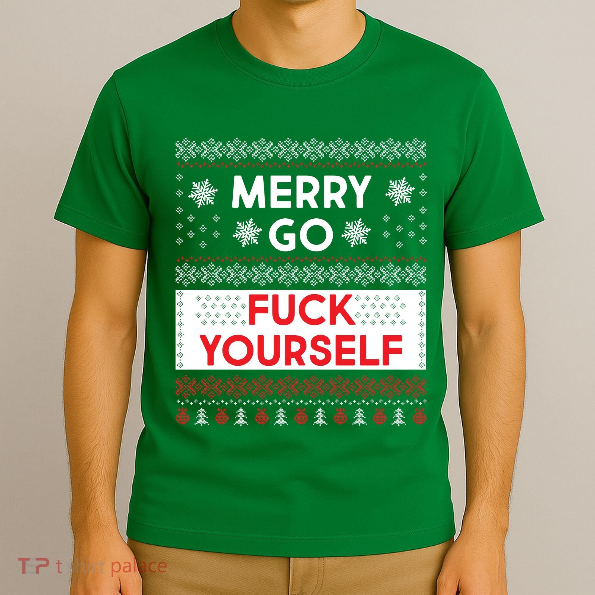 Merry Go F*ck Yourself Ugly Christmas Sweater T-Shirt