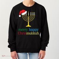 Merry-Happy Chrismukkah Women's Sweatshirt thumb 0