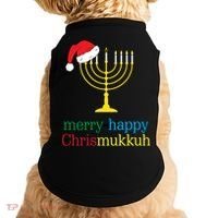Merry-Happy Chrismukkah Doggie Tank thumb 0