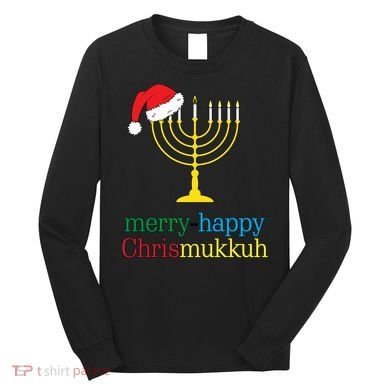 Merry-Happy Chrismukkah Long Sleeve Shirt