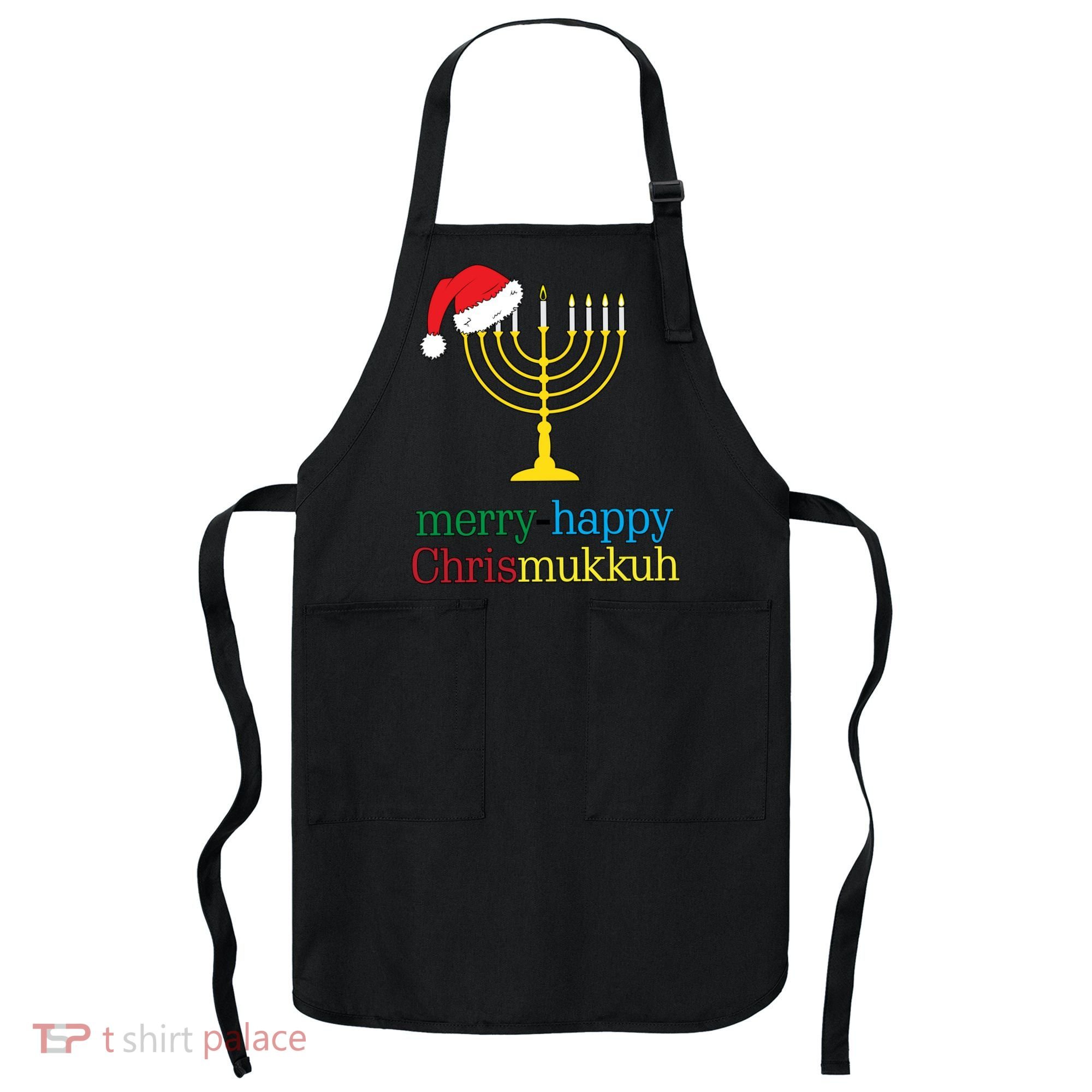 Merry-Happy Chrismukkah Apron
