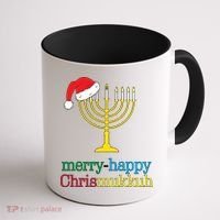 Merry-Happy Chrismukkah Coffee Mug thumb 1