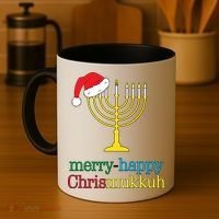 Merry-Happy Chrismukkah Coffee Mug thumb 4