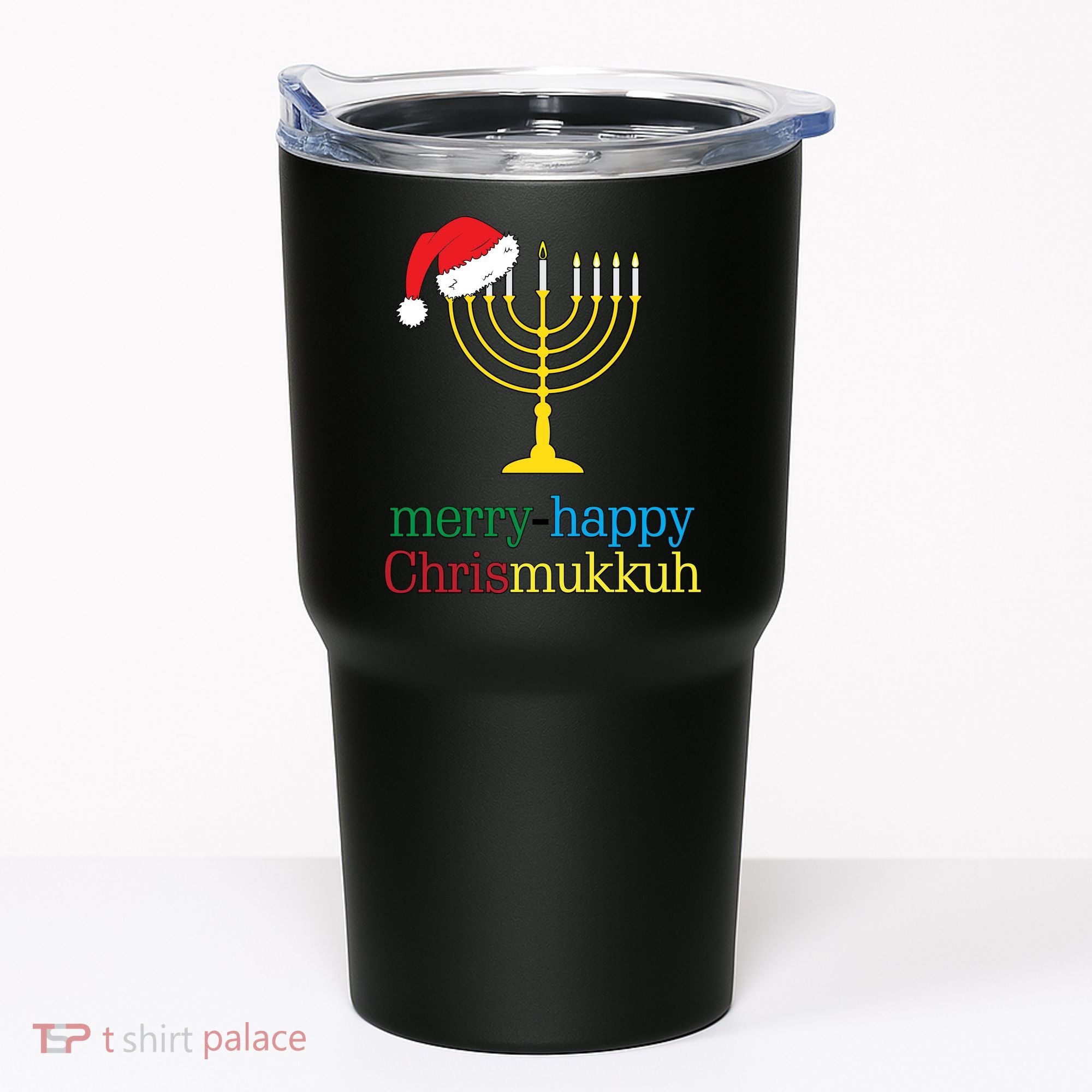 Merry-Happy Chrismukkah Tumbler