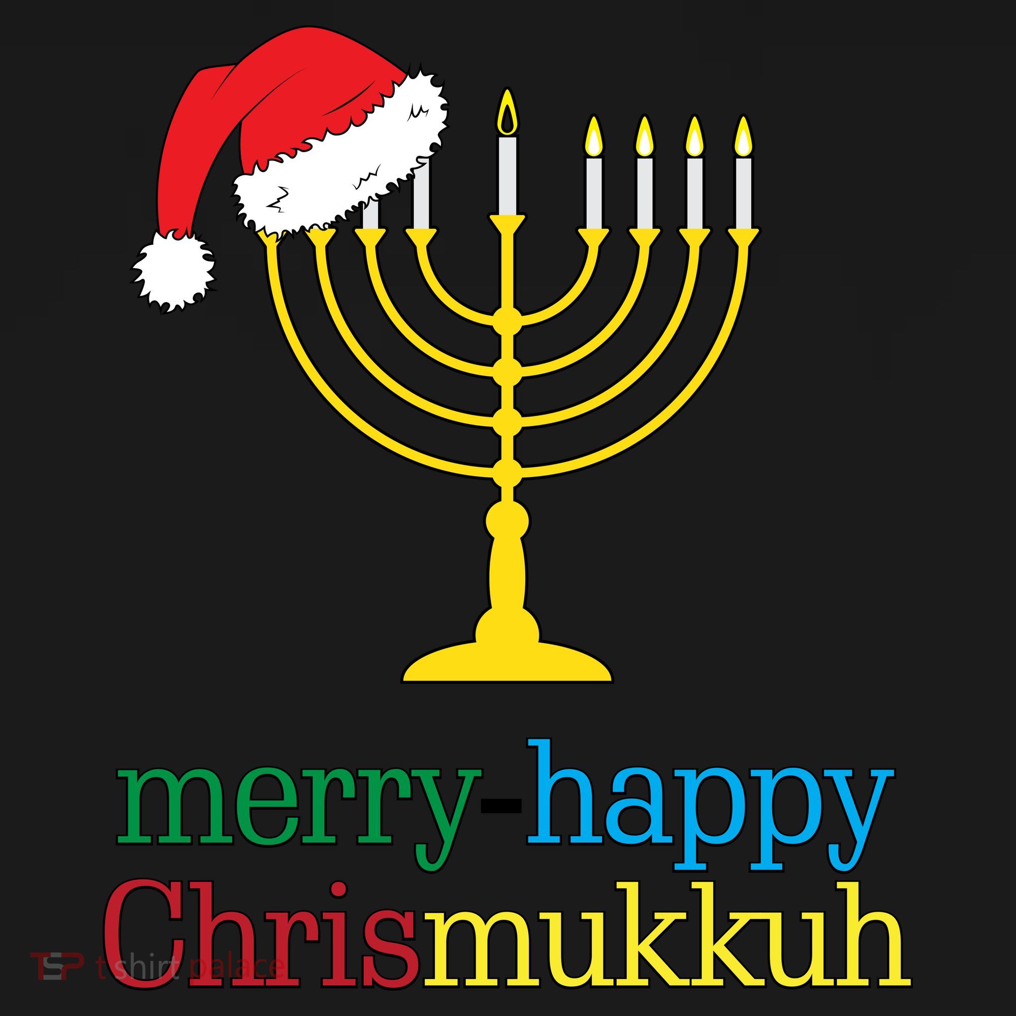 Merry-Happy Chrismukkah Tank Top