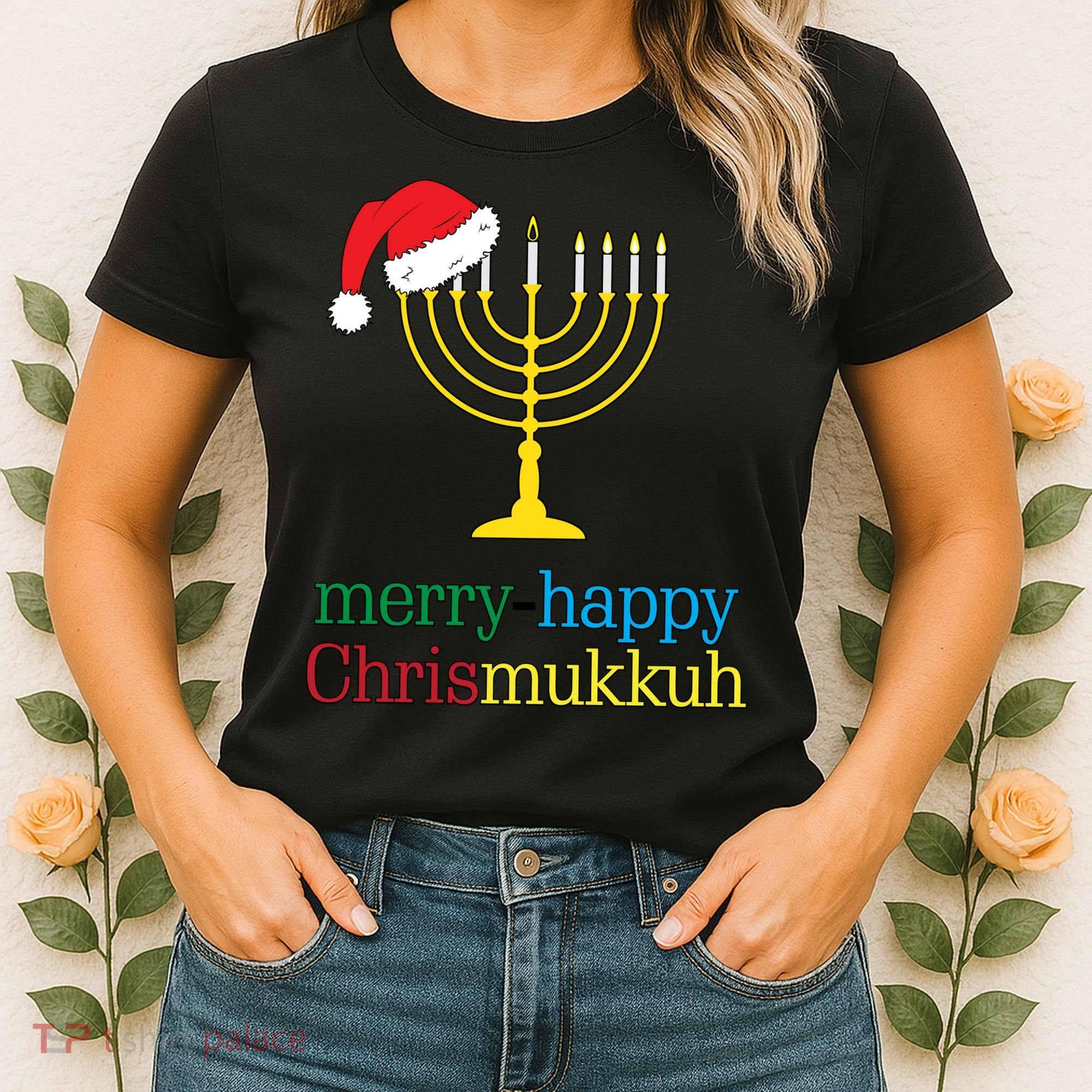 Merry-Happy Chrismukkah Women's T-Shirt