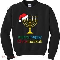 Merry-Happy Chrismukkah Kids Sweatshirt thumb 0