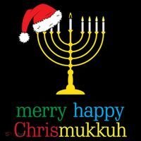 Merry-Happy Chrismukkah Kids Long Sleeve Shirt thumb 2