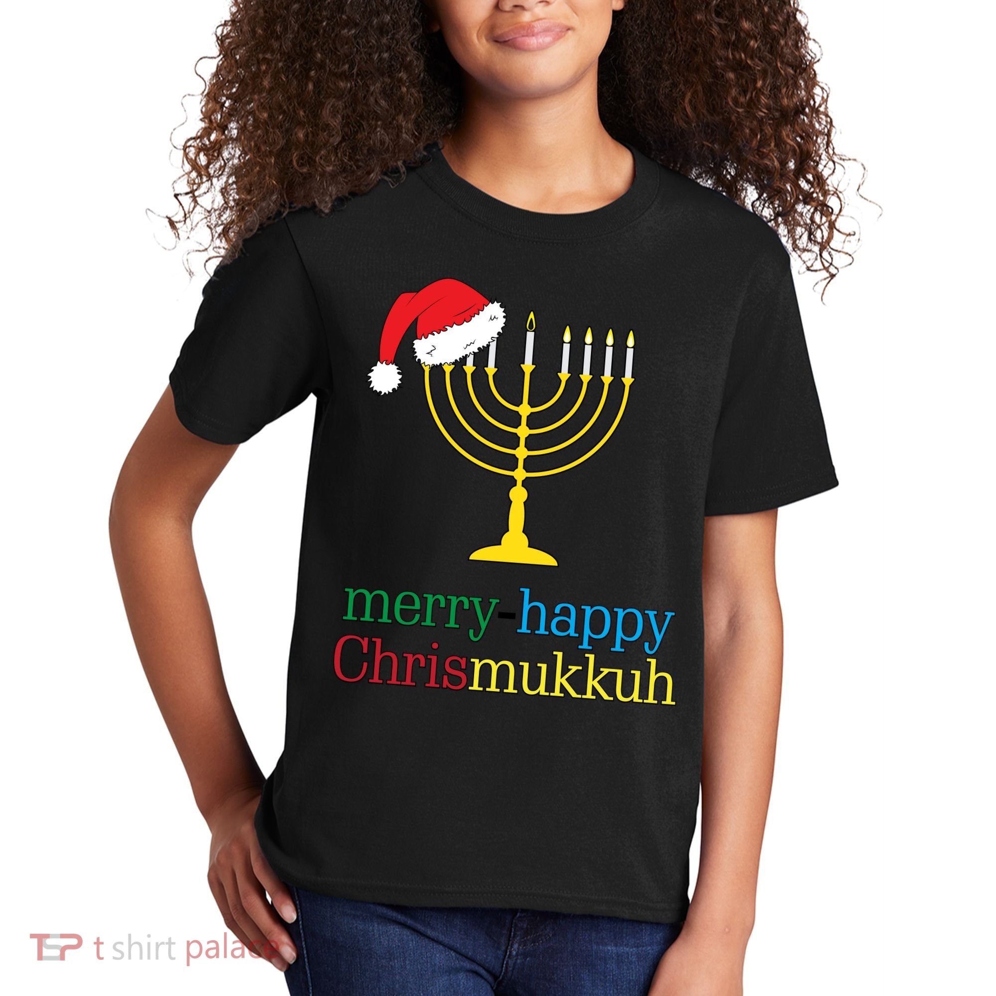 Merry-Happy Chrismukkah Kids T-Shirt