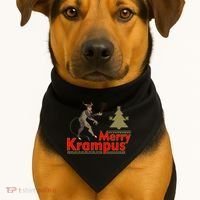 Merry Krampus USA-Made Doggie Bandana thumb 1