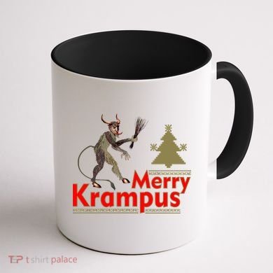 Merry Krampus Coffee Mug back