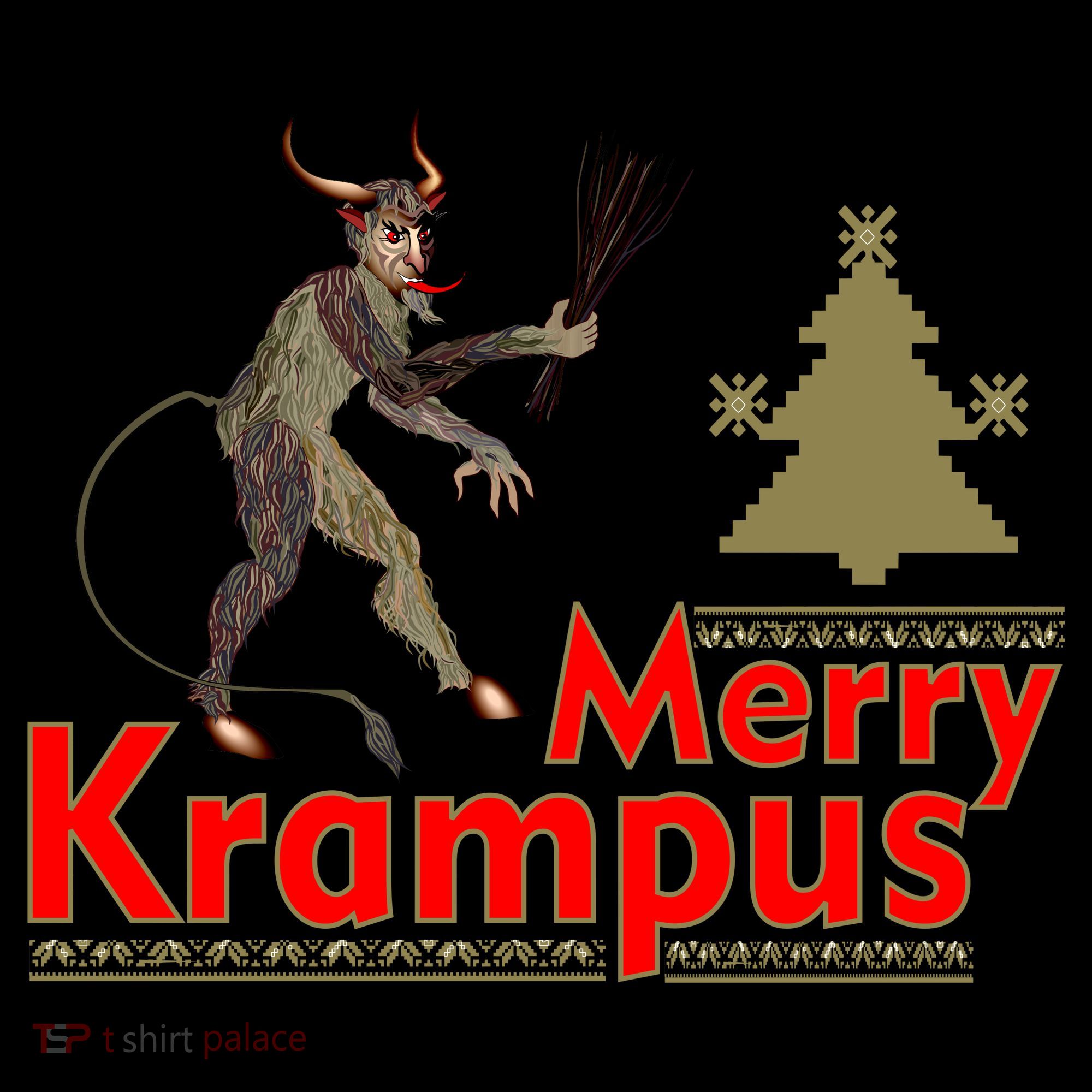 Merry Krampus Ornament