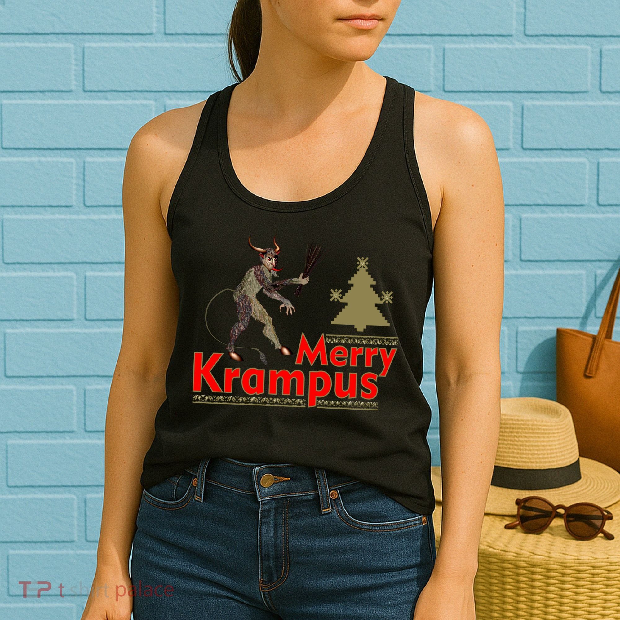 Merry Krampus Women's Tank Top