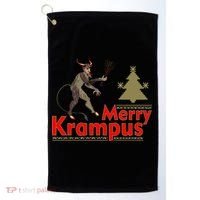 Merry Krampus Golf Towel thumb 0