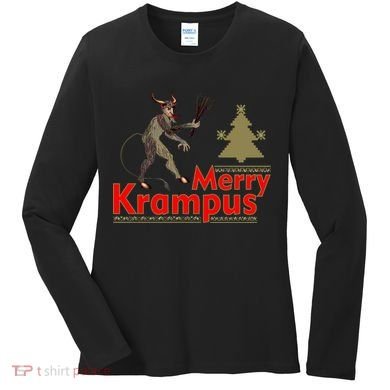 Merry Krampus Women's Long Sleeve Shirt