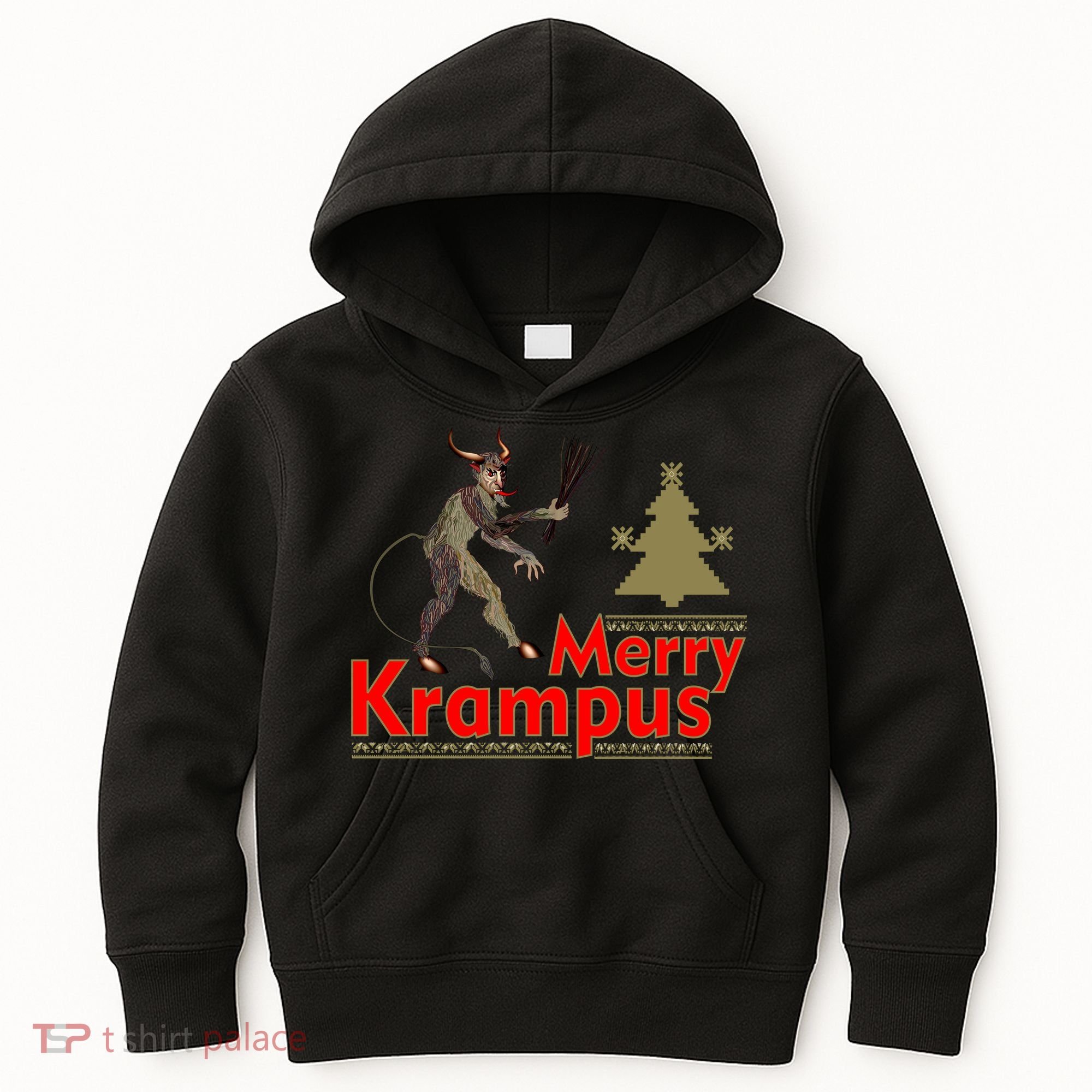 Merry Krampus Kids Hoodie