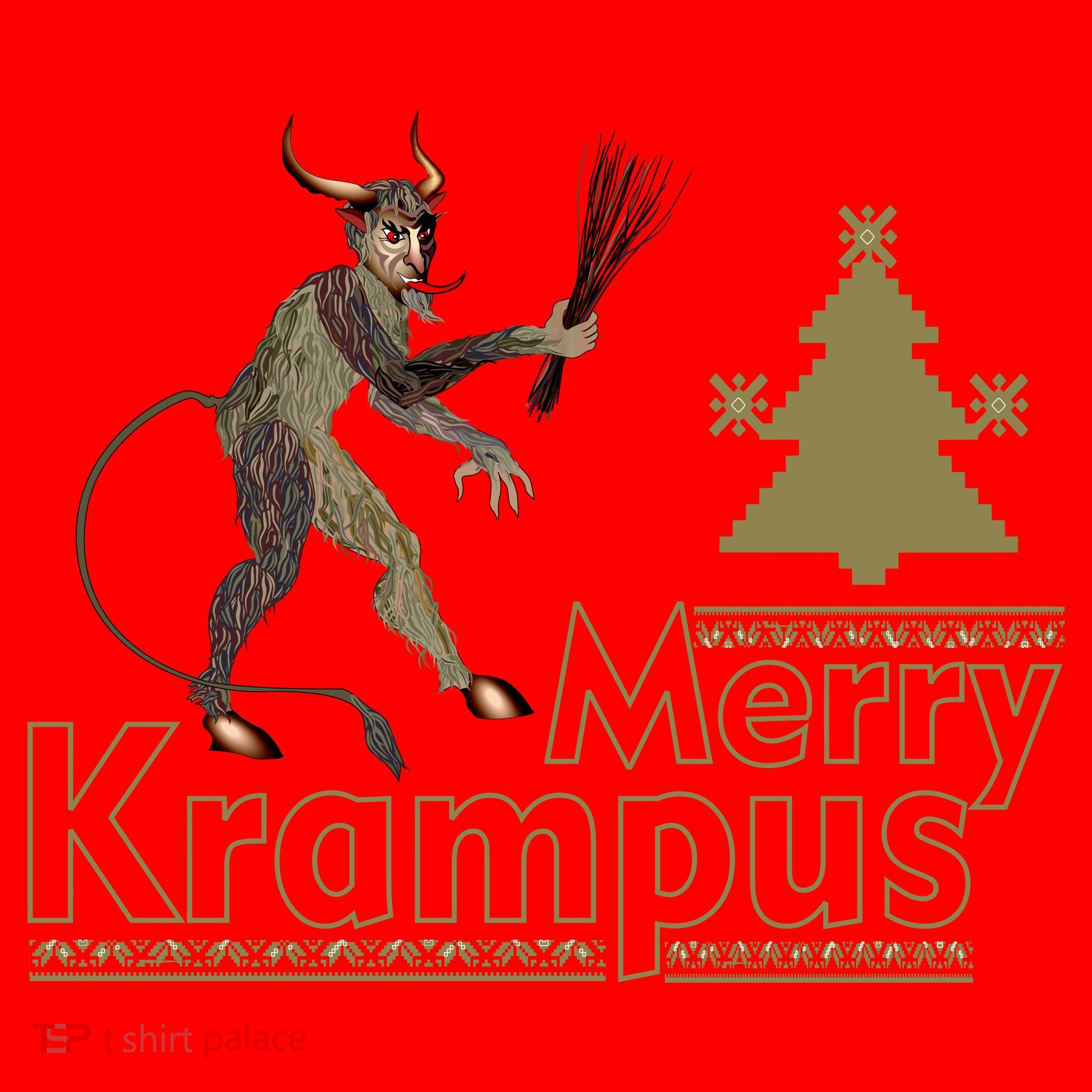 Merry Krampus Santa Hat