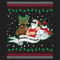 Merry Liftmas Funny Ugly Christmas Sweater Women's Sweatshirt thumb 2