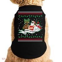 Merry Liftmas Funny Ugly Christmas Sweater Doggie Tank thumb 0