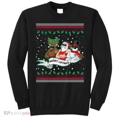 Merry Liftmas Funny Ugly Christmas Sweater Sweatshirt