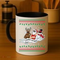 Merry Liftmas Funny Ugly Christmas Sweater Coffee Mug thumb 4
