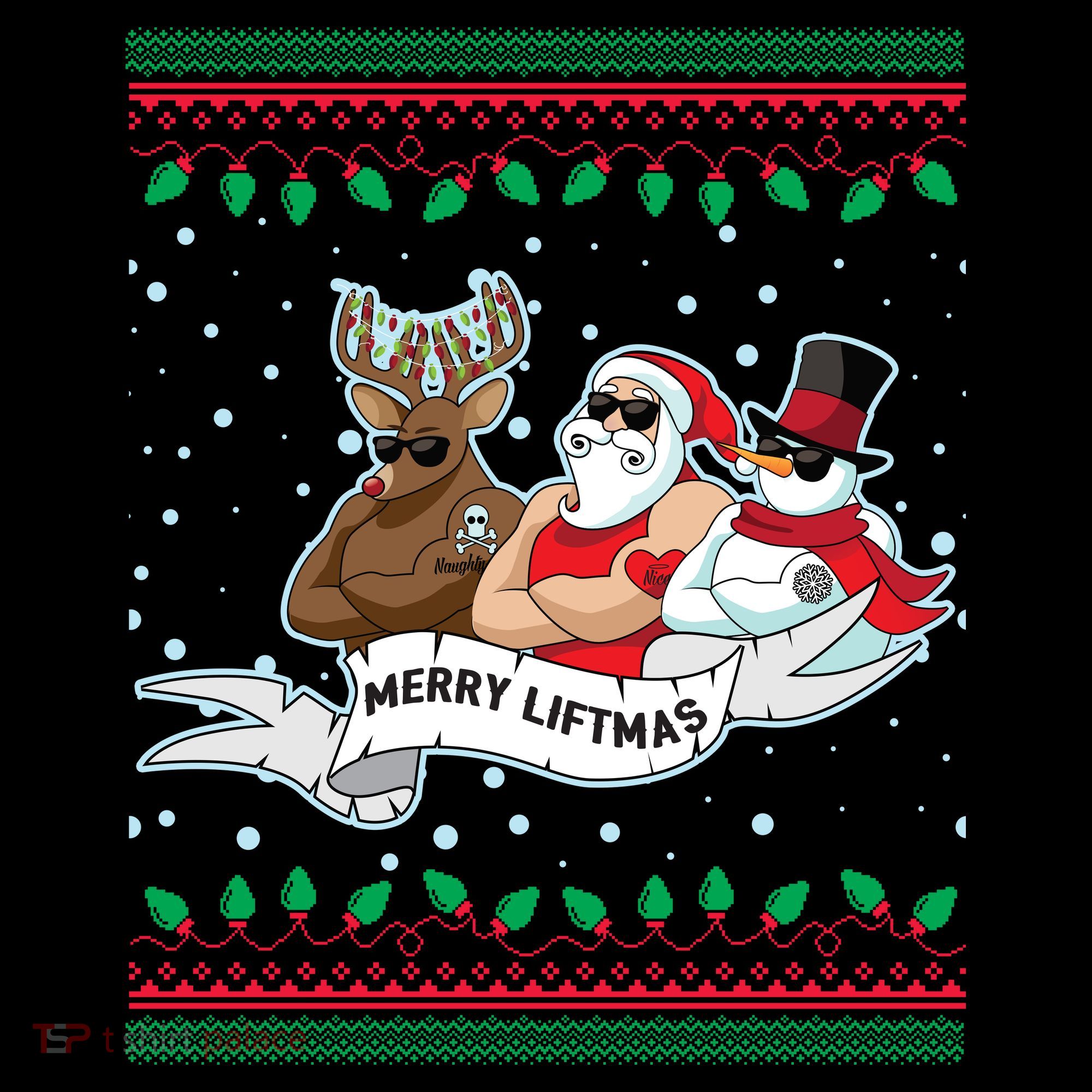 Merry Liftmas Funny Ugly Christmas Sweater Coffee Mug
