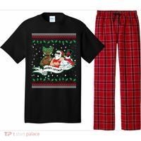 Merry Liftmas Funny Ugly Christmas Sweater Pajama Set thumb 0