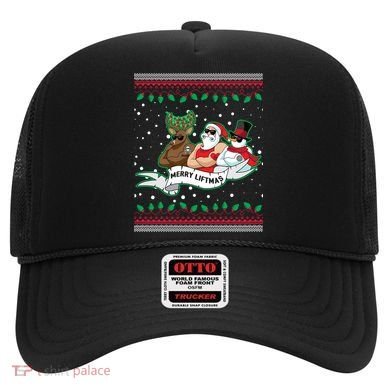 Merry Liftmas Funny Ugly Christmas Sweater Hat