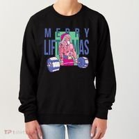 Merry Liftmas Tattoo Santa Women's Sweatshirt thumb 0
