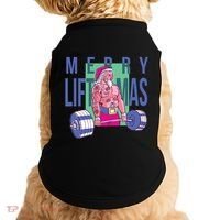 Merry Liftmas Tattoo Santa Doggie Tank thumb 0