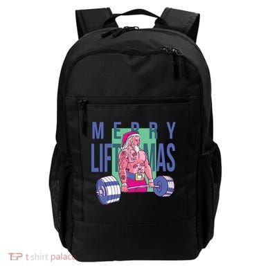 Merry Liftmas Tattoo Santa Backpack