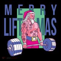 Merry Liftmas Tattoo Santa Coffee Mug thumb 5